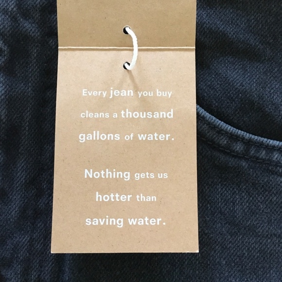 NWT Reformation Peyton High Rise Bootcut Jeans Sz 29 Erie Black Organic Cotton - Picture 12 of 16